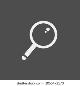 Magnifier flat vector icon. Search flat vector icon