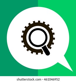 Magnifier and gear wheel