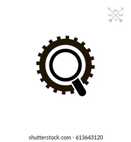 Magnifier and gear wheel