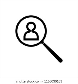 Magnifier Glass Design Vector Art Illustration