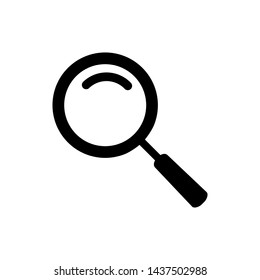 magnifier glass icon logo template