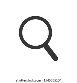 Magnifier Glass Icon Vector Illustration. Magnifier Logo Template.