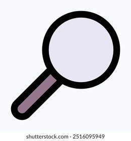 Lupe Glas Objektiv Web Interface Symbol, 