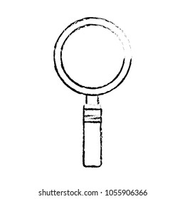 magnifier glass search analysis icon