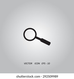 magnifier glass vector icon