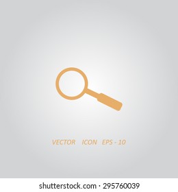 magnifier glass vector icon