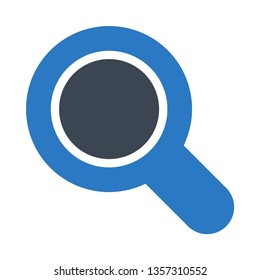 magnifier glyph double color 