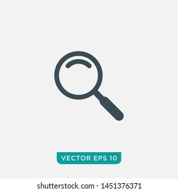 Magnifier Icon Design, Vector EPS10