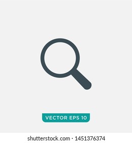 Magnifier Icon Design, Vector EPS10