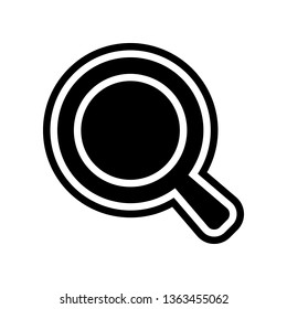 magnifier icon. Element of Science for mobile concept and web apps icon. Glyph, flat icon for website design and development, app development