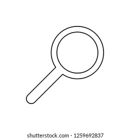 magnifier icon. Element of web for mobile concept and web apps icon. Thin line icon for website design and development, app development
