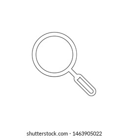 magnifier icon. Element of web for mobile concept and web apps icon. Outline, thin line icon for website design and development, app development