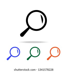 magnifier icon. Elements of simple web icon in multi color. Premium quality graphic design icon. Simple icon for websites, web design, mobile app, info graphics