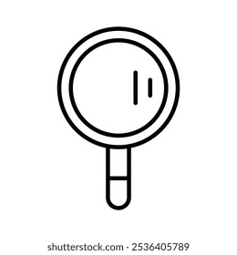 magnifier icon Flat logo isolated symbol