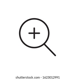 Magnifier Icon for Graphic Design Projects