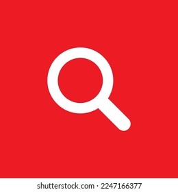 Magnifier icon, graphic resource template, vector illustration.