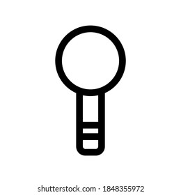 magnifier icon or logo isolated sign symbol vector illustration - high quality black style vector icons
