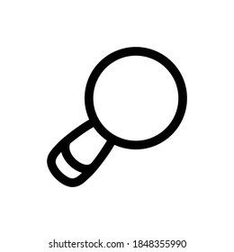 magnifier icon or logo isolated sign symbol vector illustration - high quality black style vector icons
