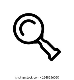 magnifier icon or logo isolated sign symbol vector illustration - high quality black style vector icons
