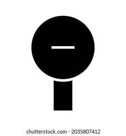 magnifier icon or logo isolated sign symbol vector illustration - high quality black style vector icons

