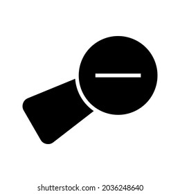 magnifier icon or logo isolated sign symbol vector illustration - high quality black style vector icons
