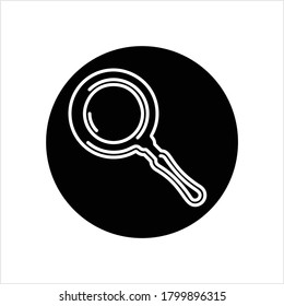 Magnifier Icon, Magnify Glass, Lens Icon Vector Art Illustration