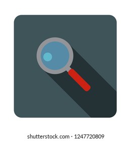 magnifier icon. magnifying glass symbol/sign. vector illustration. flat design.