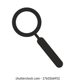 
Magnifier icon on a white background.
