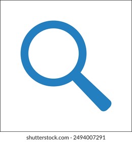 icono de lupa sobre fondo blanco