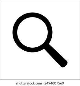 icono de lupa sobre fondo blanco