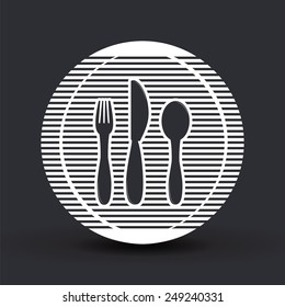 Magnifier with icon phone.. Flat design style. Made vector illustrator