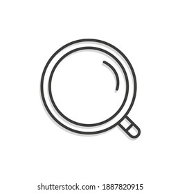 Magnifier Icon. Search icon.Vector Illustration