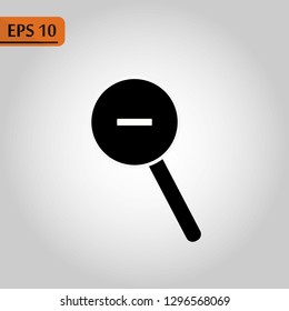 Magnifier icon. Search icon, sign. Vector Illustration on the white background. - Vector