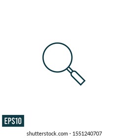 magnifier icon search symbol logo template design element