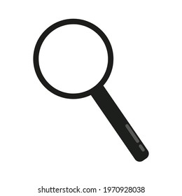 Magnifier icon. Search. Vector graphics