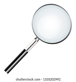 Magnifier icon and search icon in web pages