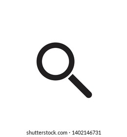 Magnifier Icon , searching vector on white background