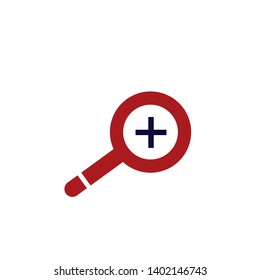 Magnifier Icon , searching vector on white background