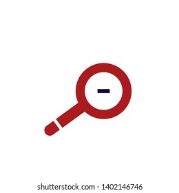 Magnifier Icon , searching vector on white background