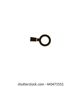 magnifier icon. magnifier sign