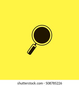 magnifier icon. magnifier sign