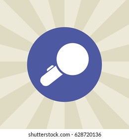 magnifier icon. sign design. background