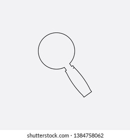 magnifier icon sign signifier vector