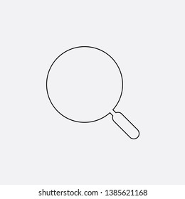 magnifier icon sign signifier vector