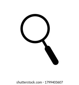 magnifier icon. magnifier symbol. Vector illustration