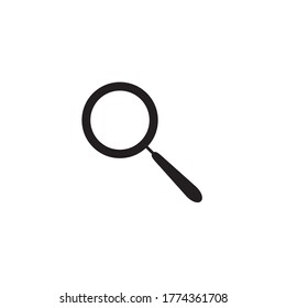 Magnifier Icon In Trendy Flat Style