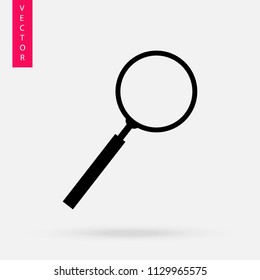 Magnifier icon, vector