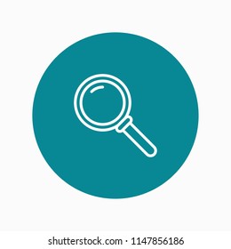 magnifier icon vector