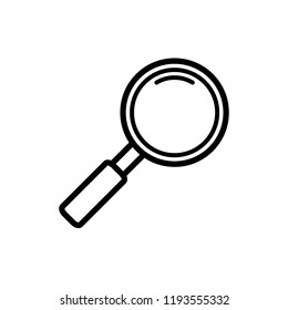 magnifier icon vector