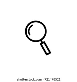 magnifier icon vector